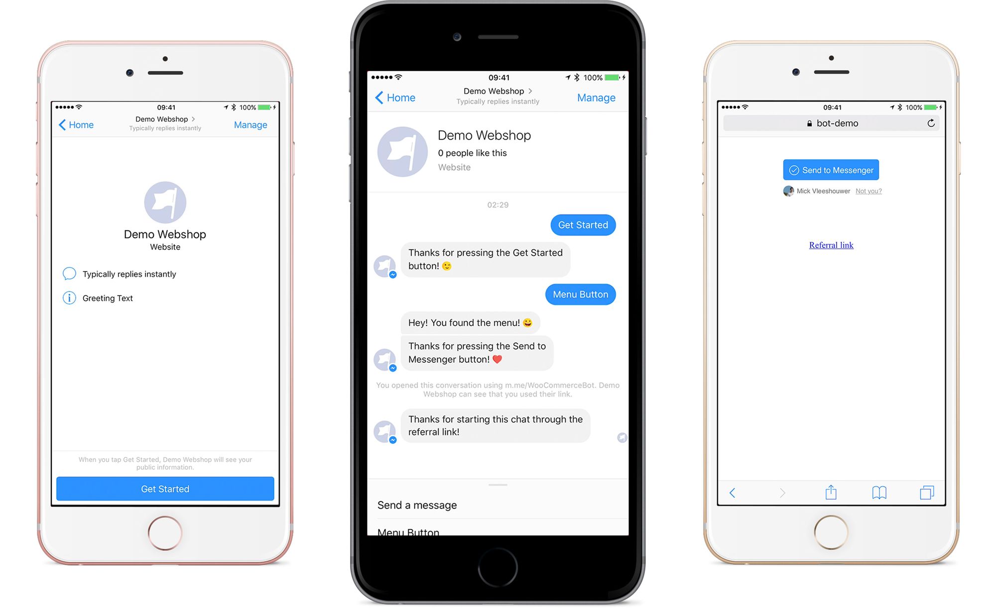 How to process Facebook Messenger callbacks using the Microsoft Bot Framework